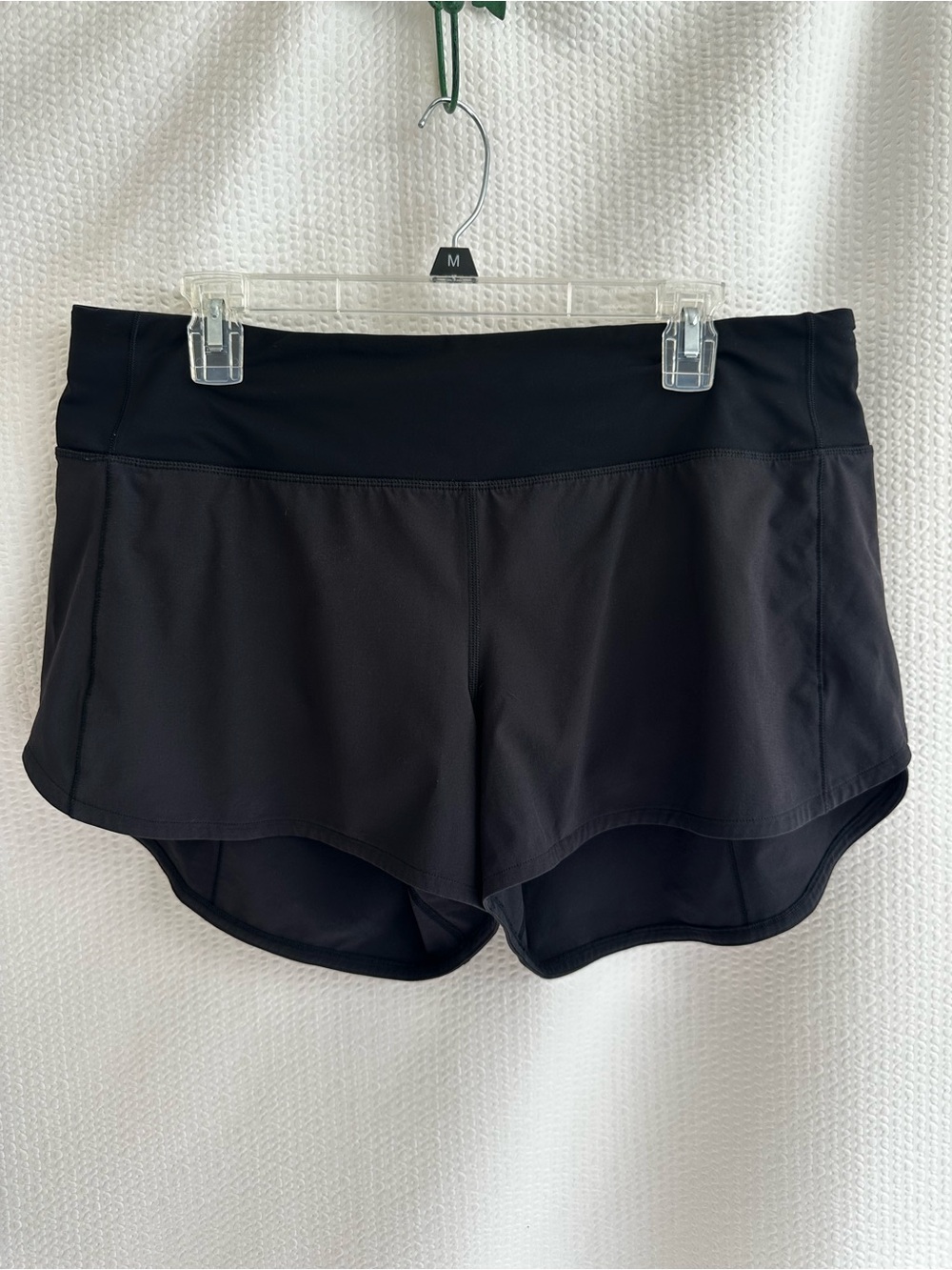 LULULEMON Speed Up Short Black Long 4” Lined Running Athletic Shorts Size 12